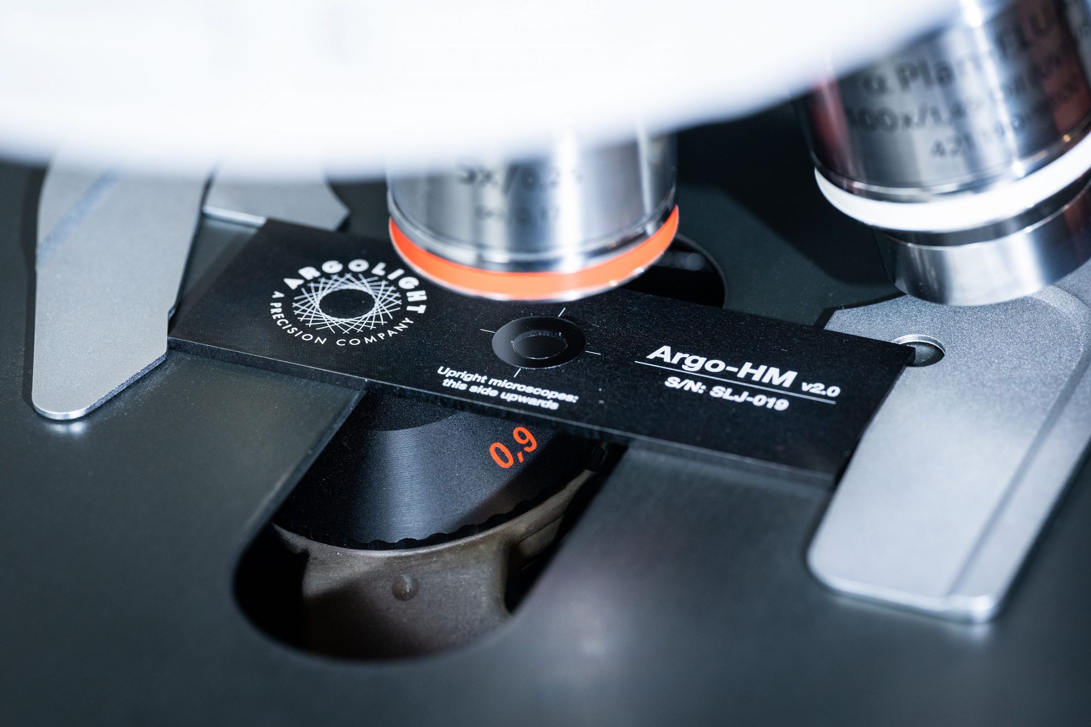 Lame de microscope de calibration ArgoHM V2 Argolight par