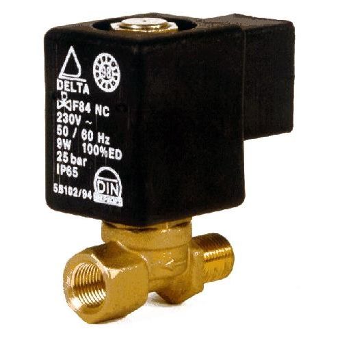 Électrovanne 2 Voies Normalement Fermée (NC) 12V DC - G1/4, Acier Carbone, Silencieuse
