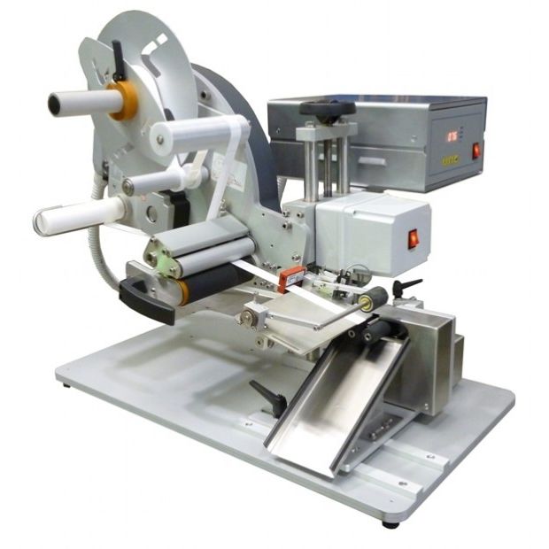 Étiqueteuse Manuelle MSW – Semi-Auto Pour Bouteilles Cylindriques (20-40/min, Max. 165x260 Mm)
