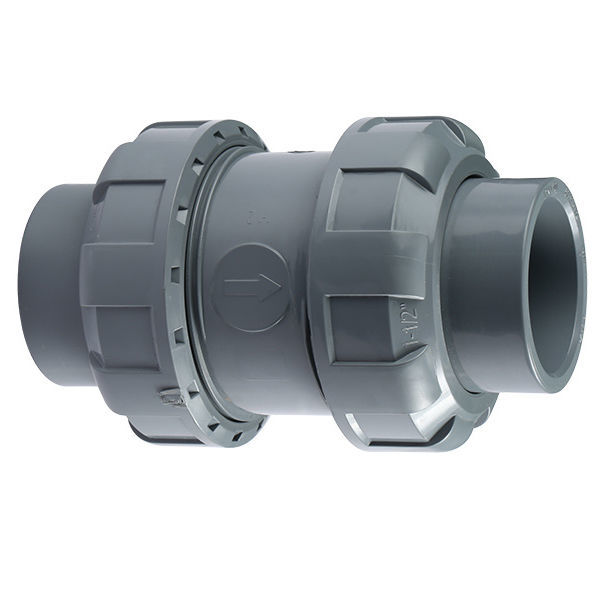 Clapet Anti-retour à Bille PVC Pour Tuyau Arrosage - Diamètre 20 à 110 Mm, Blanc, Connexion Par Colle