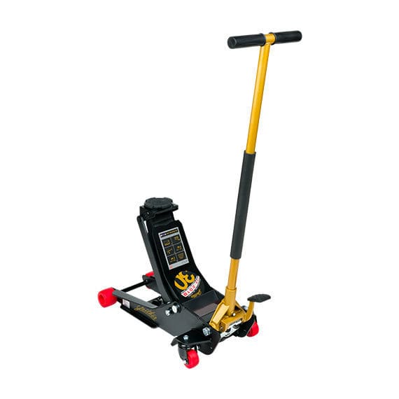 Lot De 3 Roues De Cric Avec Vérin Hydraulique - Capacité 2 Tonnes - Pour Crics Horizontaux Et Remorques - 6