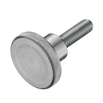 VIS,M10 1PC-40mm--Vis À Tête Plate Moletée En Acier Inoxydable 304, M3