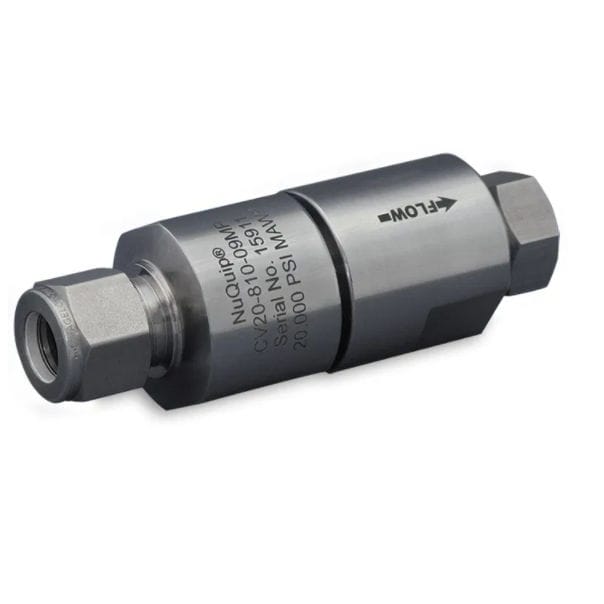 Clapet Anti-retour En Acier Inoxydable 304 – Filetage NPT – Pour Gaz, Air, Huile – Haute Température