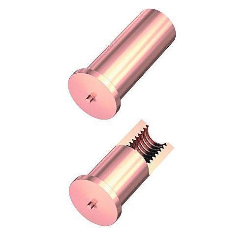 Goujon fileté CFI THOMAS WELDING SYSTEMS en acier cuivré / à souder par décharge de