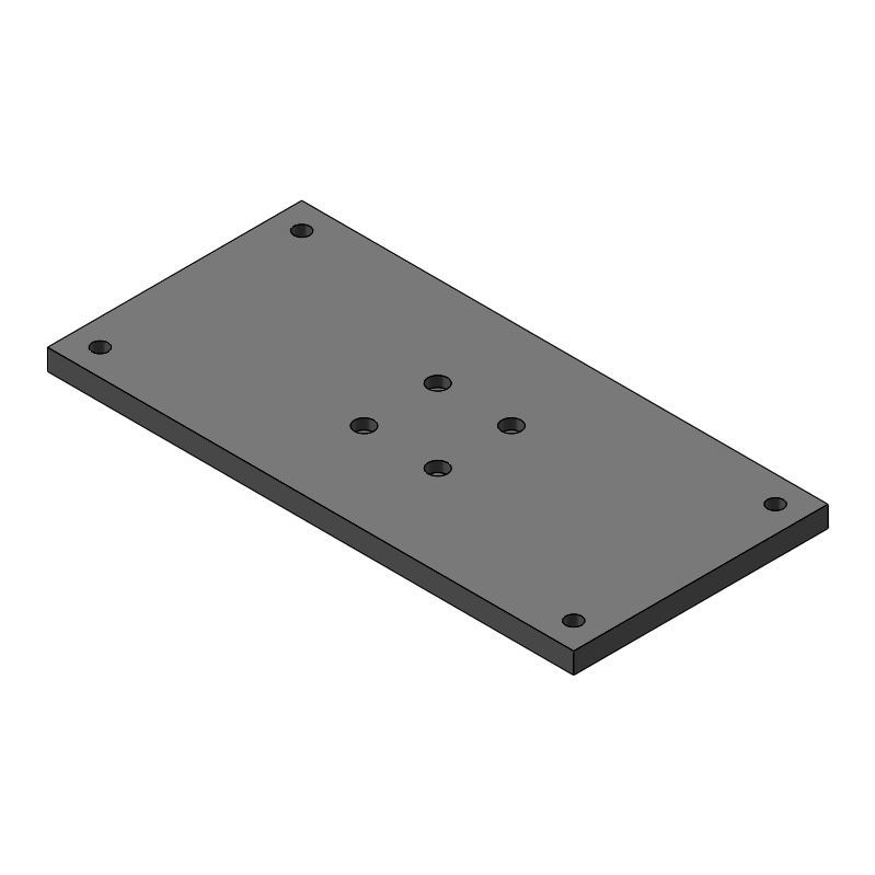 Plaque De Montage Acier Inoxydable Pour Chauffage Diesel - Compatible Eberspacher - Diamètre 60 Mm - 7