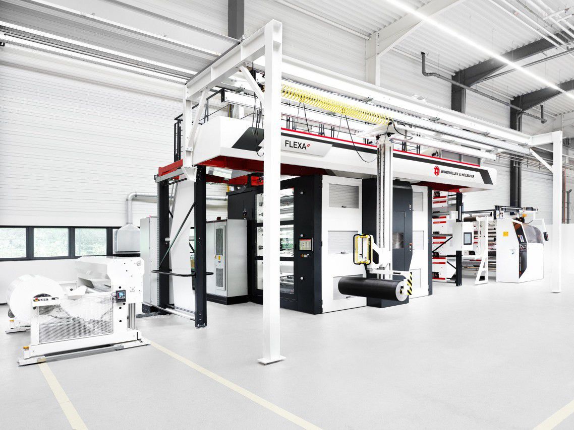 Presse flexographique stack - FLEXA II - WINDMÖLLER & HÖLSCHER - à 8