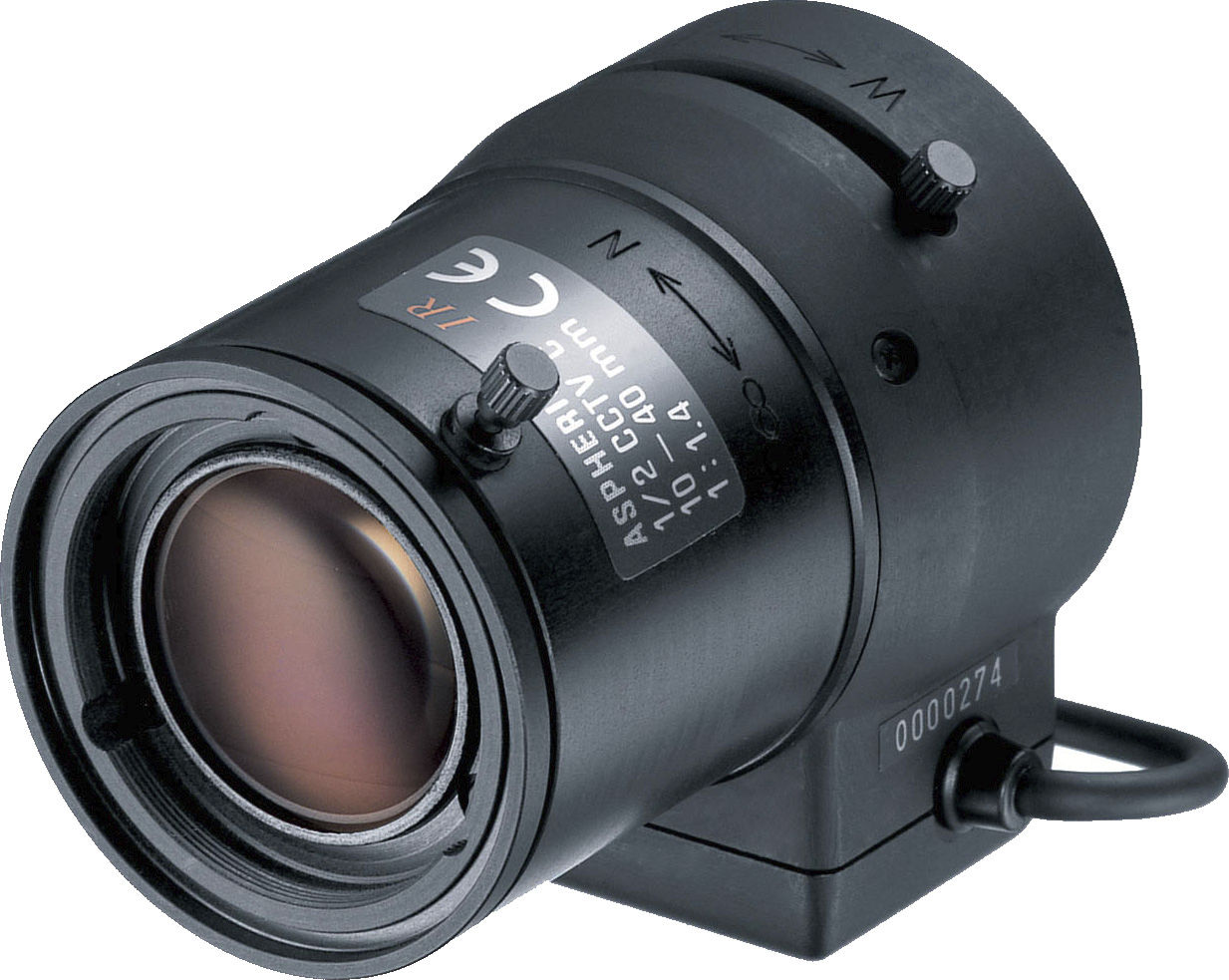 Objectif Caméra Surveillance Grand Angle 2.1mm 3MP Monture CS - Alliage Aluminium Pour Sécurité Maison