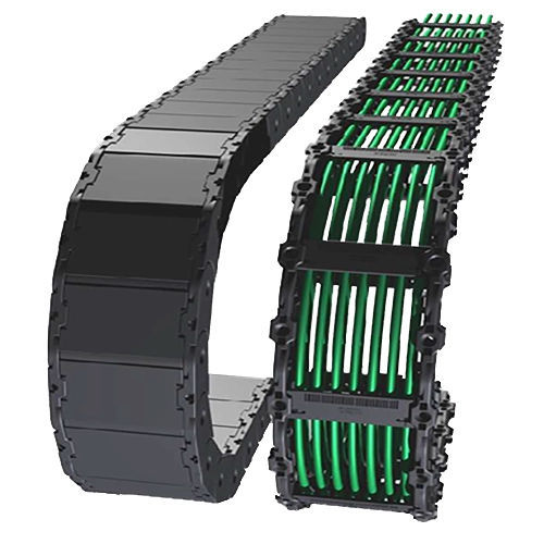 Gaine Porte-câble En Plastique Noir - Chaîne Traînante 25 X 77 Mm - Pour Fraiseuse CNC, Router, Machines-outils