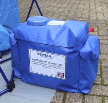 WADEO Douche Portable Camping Avec Chauffage Instantané – Autonomie 10 Jours, Pompe 5 Vitesses, Seau 20L, IPX8