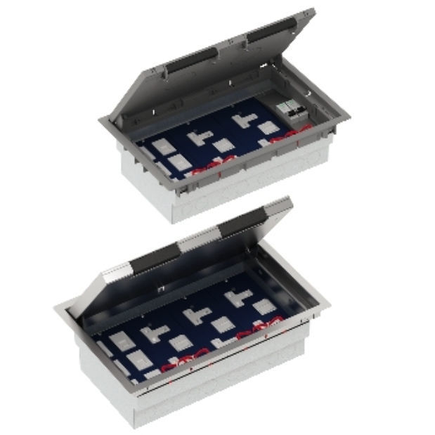 Stilemo Chemins De Câbles - Set De 2 - Organisateur De Câbles Pour Ranger Les Câbles, Acier Au