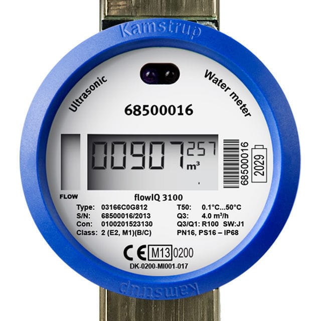 Compteur d'eau numérique flowIQ® 3100 Kamstrup Instumenation à ultrasons
