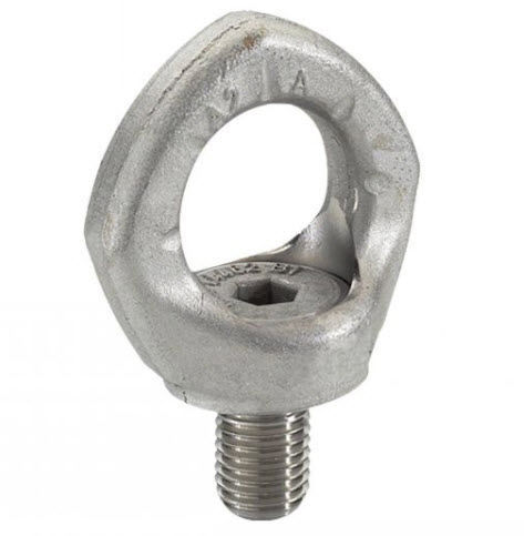 Anneau de levage tournant à 360° / mâle / en acier inoxydable - 18-10 ...