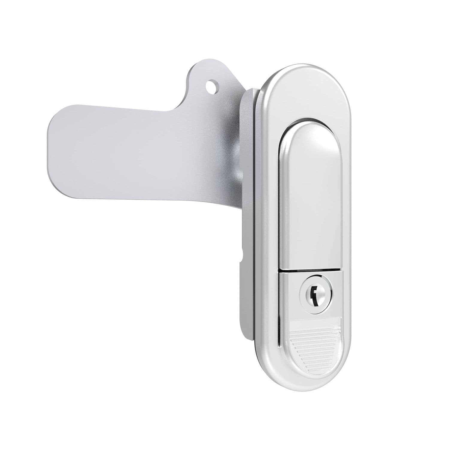 Serrure à Poignée En T Alliage Zinc - Pour Remorque, Caravane, Boîte à Outils - Avec 2 Clés