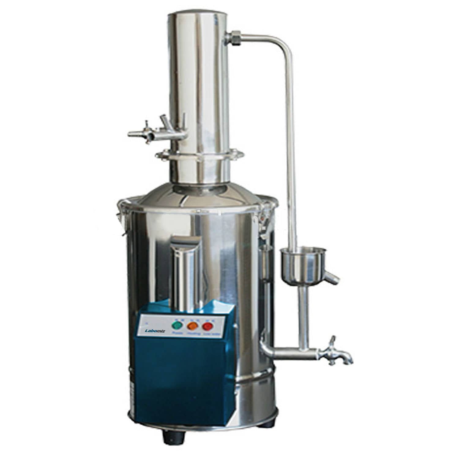 Distillateurs d'eau électriques en acier inoxydable 5L pour laboratoire