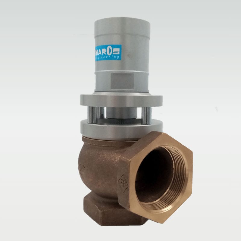 Vanneum Baumann 32-24 588 - Vanne à Membrane Pneumatique En Bronze, Filetée 1/2", Occasion