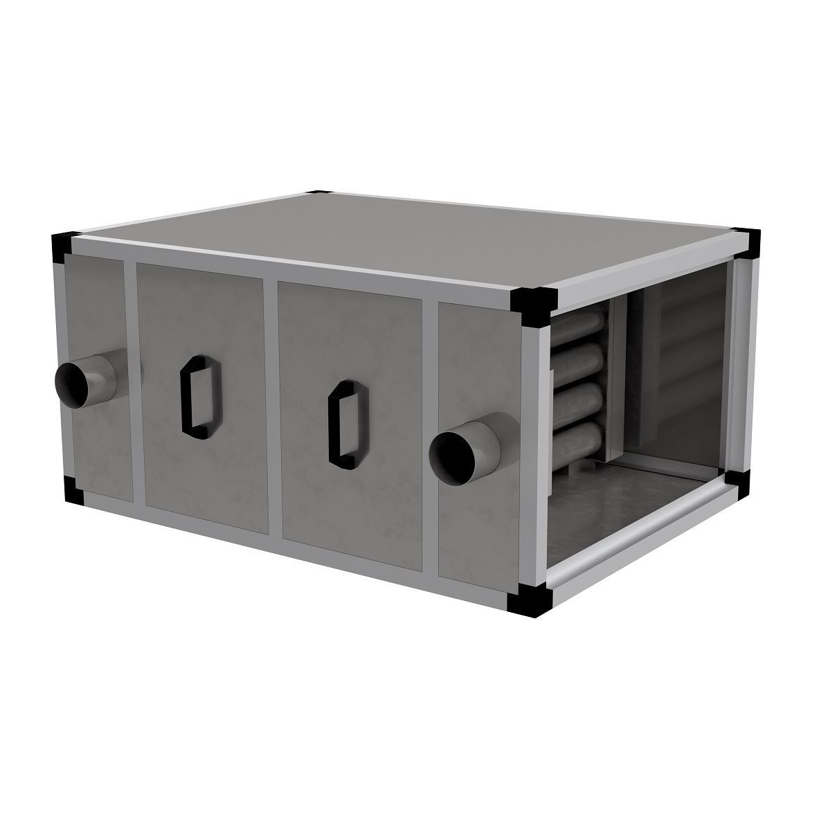 Échangeur De Chaleur Tube Fumée DN200 Inox, 1m, Pour Aquifère, Gaz D'échappement, Neuf