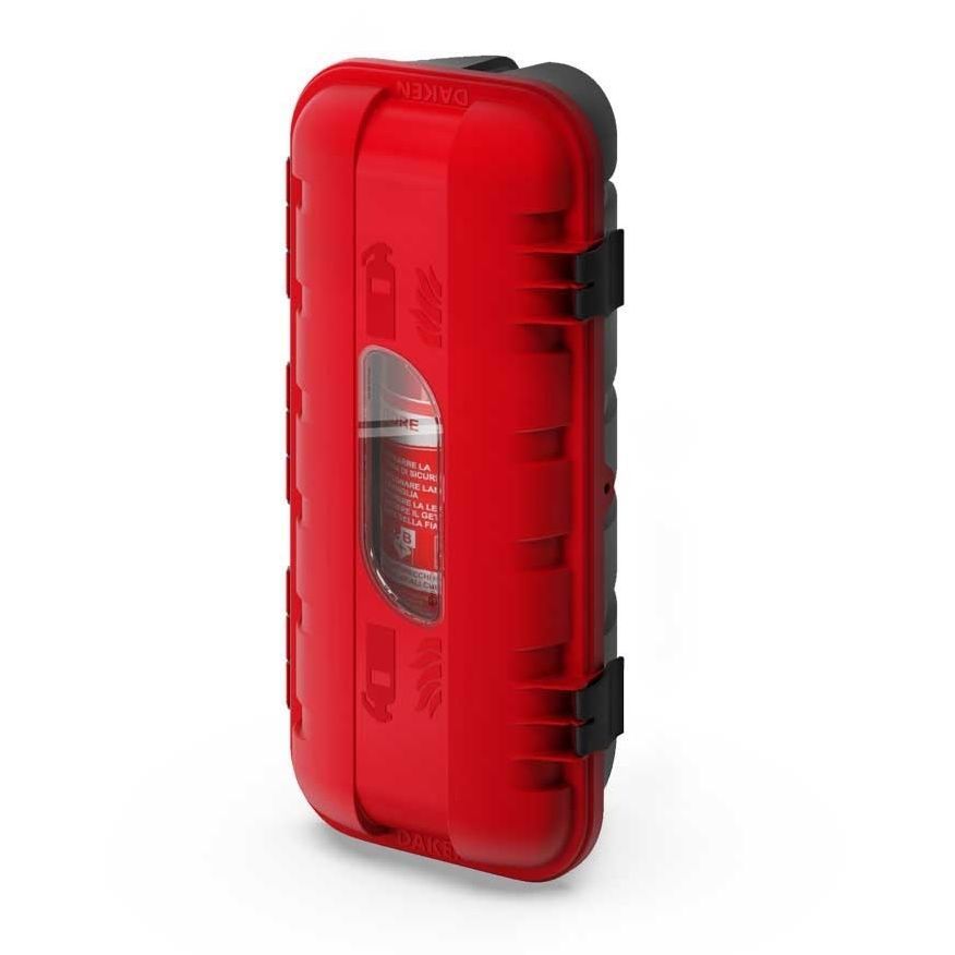 Boîte Pour Extincteur DAKEN - Portatif - Pour Extincteur 9-12 Kg - Diamètre 170-190 Mm - Polypropylène
