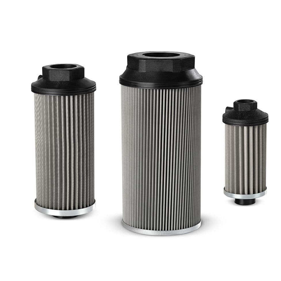 Filtre à Huile D'aspiration Hydraulique FECAMOS - Acier Inoxydable, Débit 63L/min - Pour Générateurs, Machines