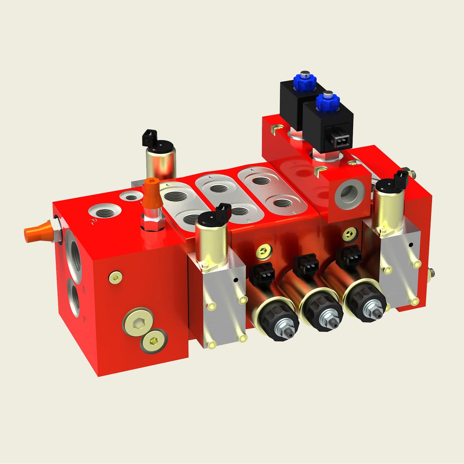 Distributeur hydraulique à tiroir LVS series BUCHER Hydraulics à