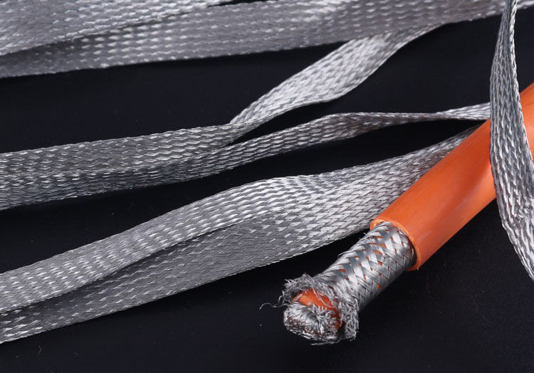 Protection Thermique Auto-fermante Pour Câbles 1/4" ID - 1 Mètre - Aluminium Et Fibre De Verre