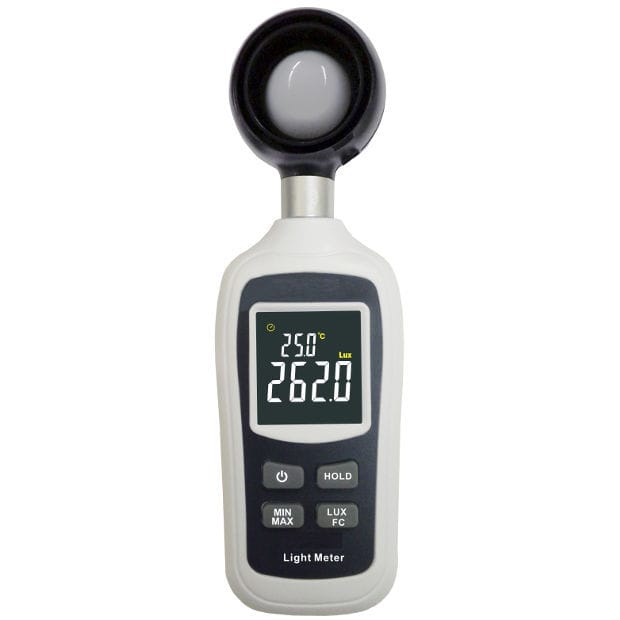 Luxmètre Numérique Professionnel - Grand Écran LCD Rétroéclairé, Mesure Lux/Footcandle, Portable Et Précis Pour Éclairage