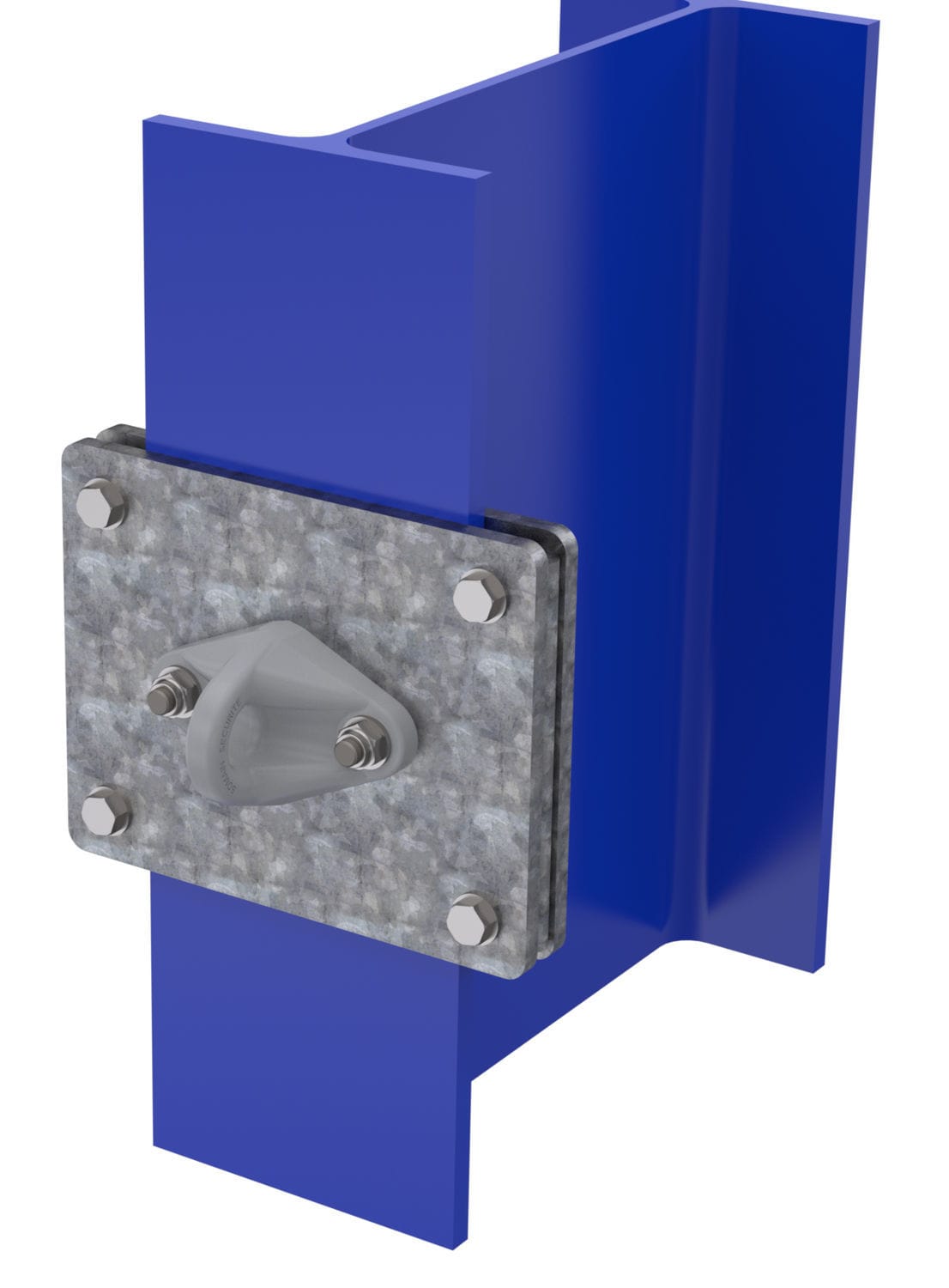 Point D'ancrage Antichute SECURIFIX - Aluminium Léger - Neuf Sous Blister