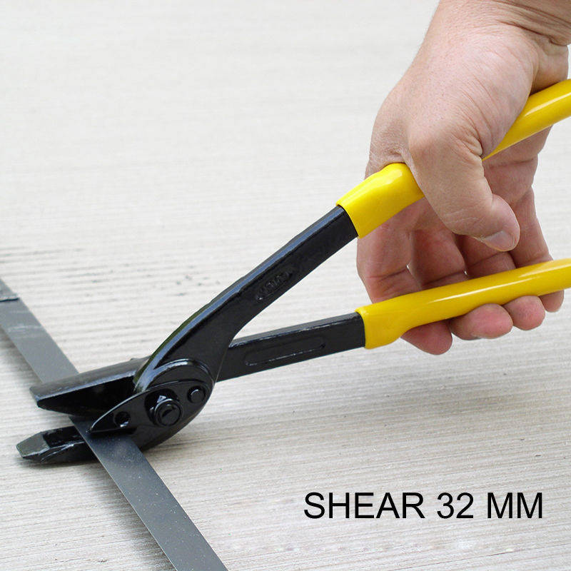 Cisaille à Tôle Manuelle Lame 12,5 Cm - Coupe-Métaux Lévier Pour Acier Rond Jusqu'à 11 Mm