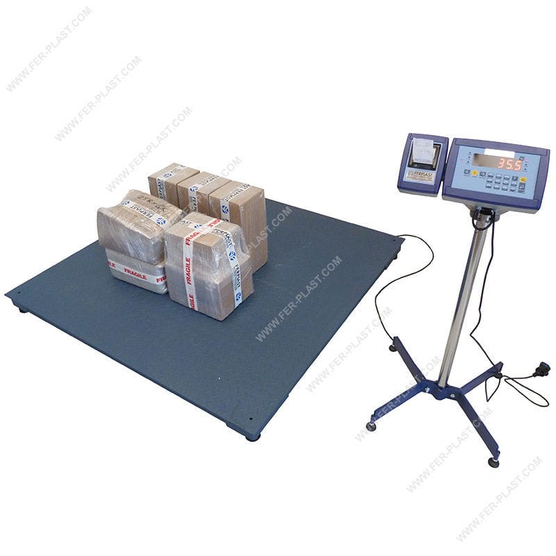 Balance Plateforme Industrielle WagPRO-P500 - 500kg Précision 200g - Rechargeable Électronique