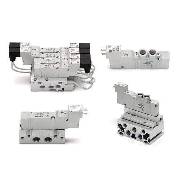 Distributeur Pneumatique 5/2 Camozzi 356 015 02S03 - Pièce Industrielle Occasion Fonctionnelle