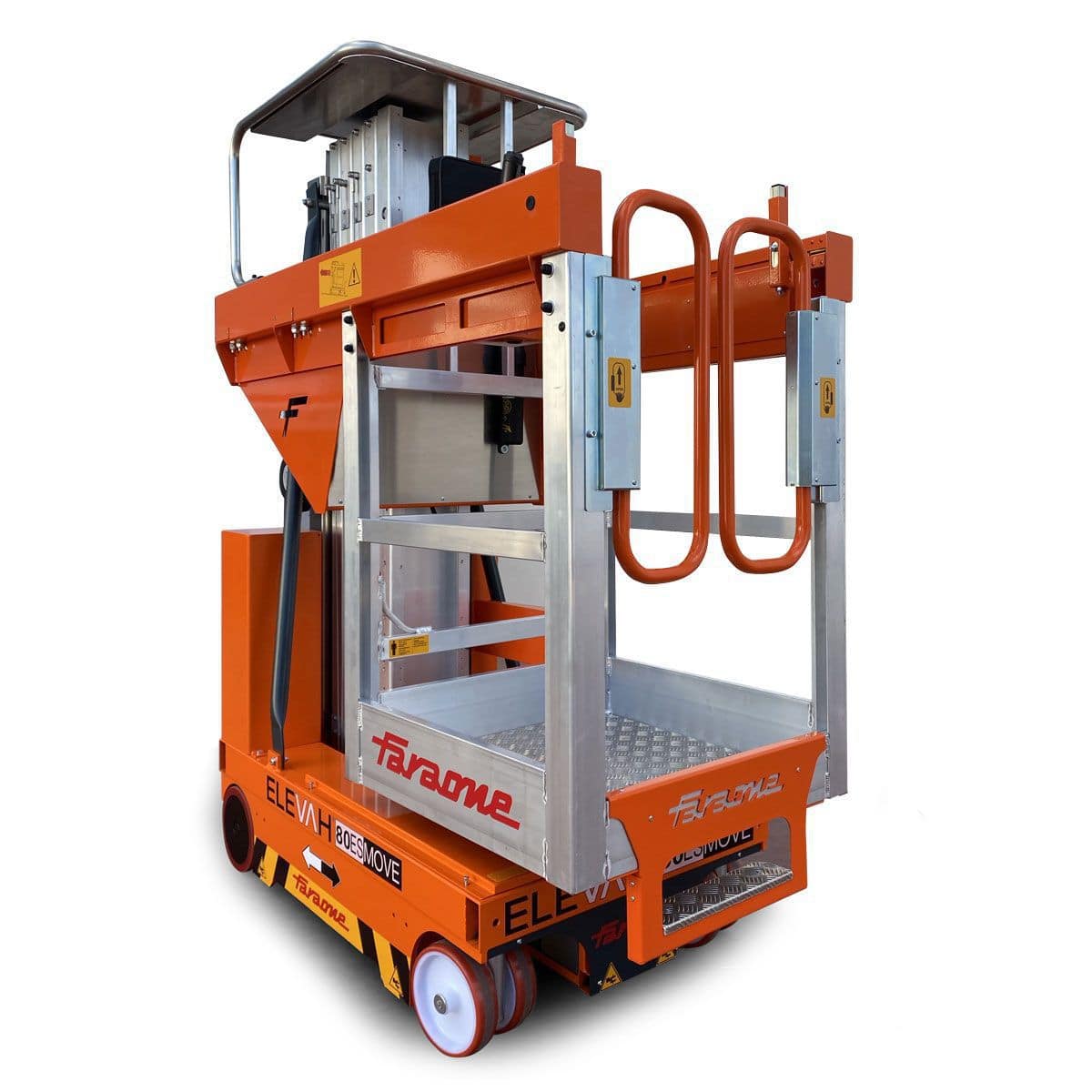 Nacelle à mât vertical mobile 80 Es Move Faraone Industrie Spa électrique / d'intérieur