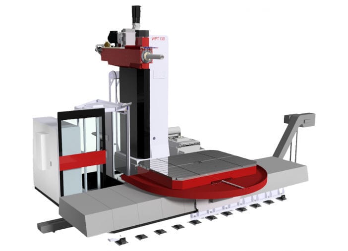 Aléseuse fraiseuse CNC WPT 130 FERMAT CZ s r o horizontale