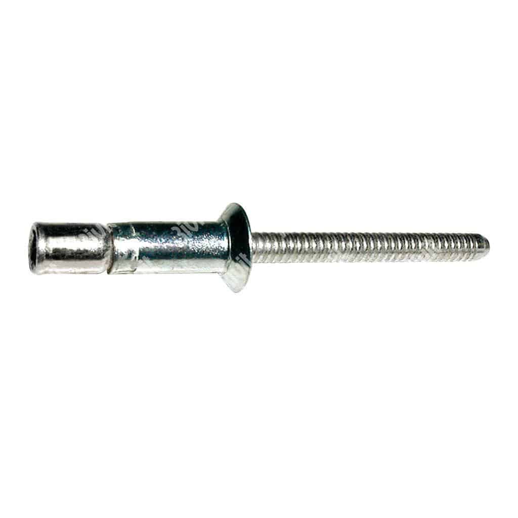 AERZETIX - C48277 - Lot de 100 Rivets aveugles à tête fraisée 3.2x10mm