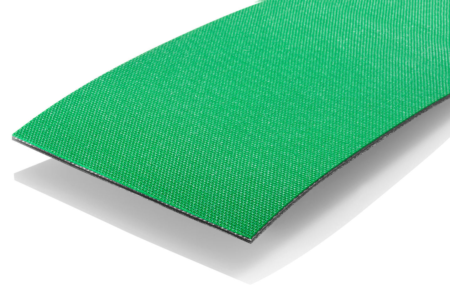 Courroie Plate Noire - Dimensions 520 X 25 X 1 Mm - Matière Néoprène/corde Polyester - Antistatique - Pour Transport, Levage