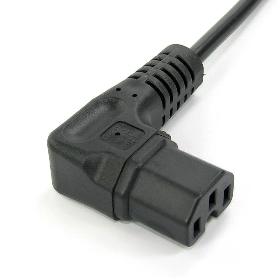 Câble D'alimentation InLine 16651R - 1 Mètre, Prise Type J (Suisse), Connecteur C13, Noir, 3x0,75 Mm², Pour Appareils électriques
