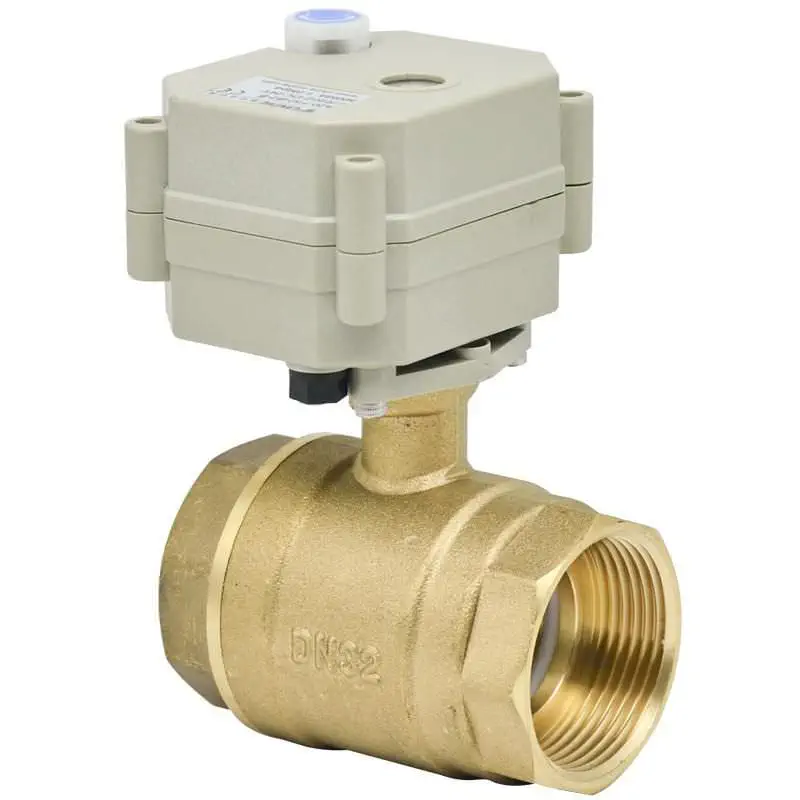 Électrovanne 3 Voies En Laiton AC 220V DN20 – Pour Circuits Chauffage, Climatisation, Plancher Chauffant Et Solaire