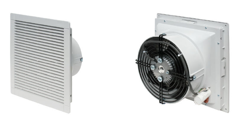 Petit Ventilateur Axial 220V/240V Pour Armoire électrique - Silencieux, Refroidissement Fort, Métal/ABS