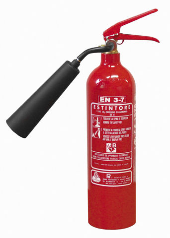 Extincteur Voiture 2kg Extincteur CO2 5kg ANAF NF - Sécurité