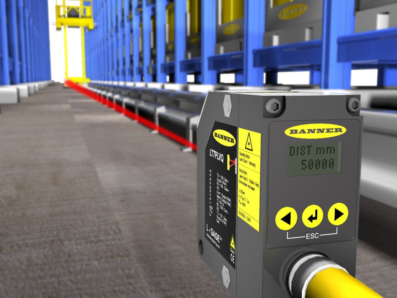 Capteur de distance laser à mesure du temps de vol LT7 SERIES