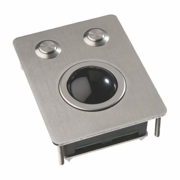 Trackball Anti-vandalisme NSI SBS50F2 PS/2 - Acier, Pour Borne Publique Ou Industriel
