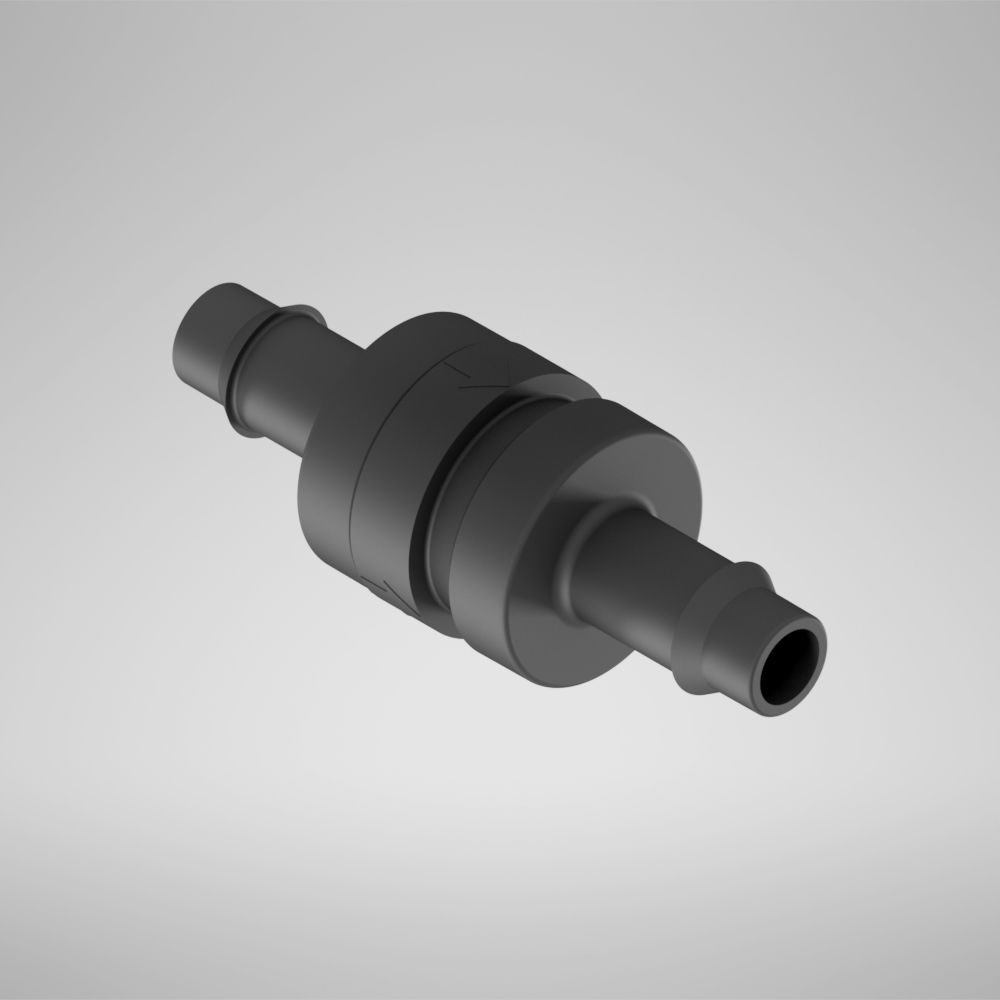 Tbest Clapet Anti-retour En Ligne De 8 Mm 8mm En Ligne Clapet Anti-retour Mazout Eau Gaz Air Une