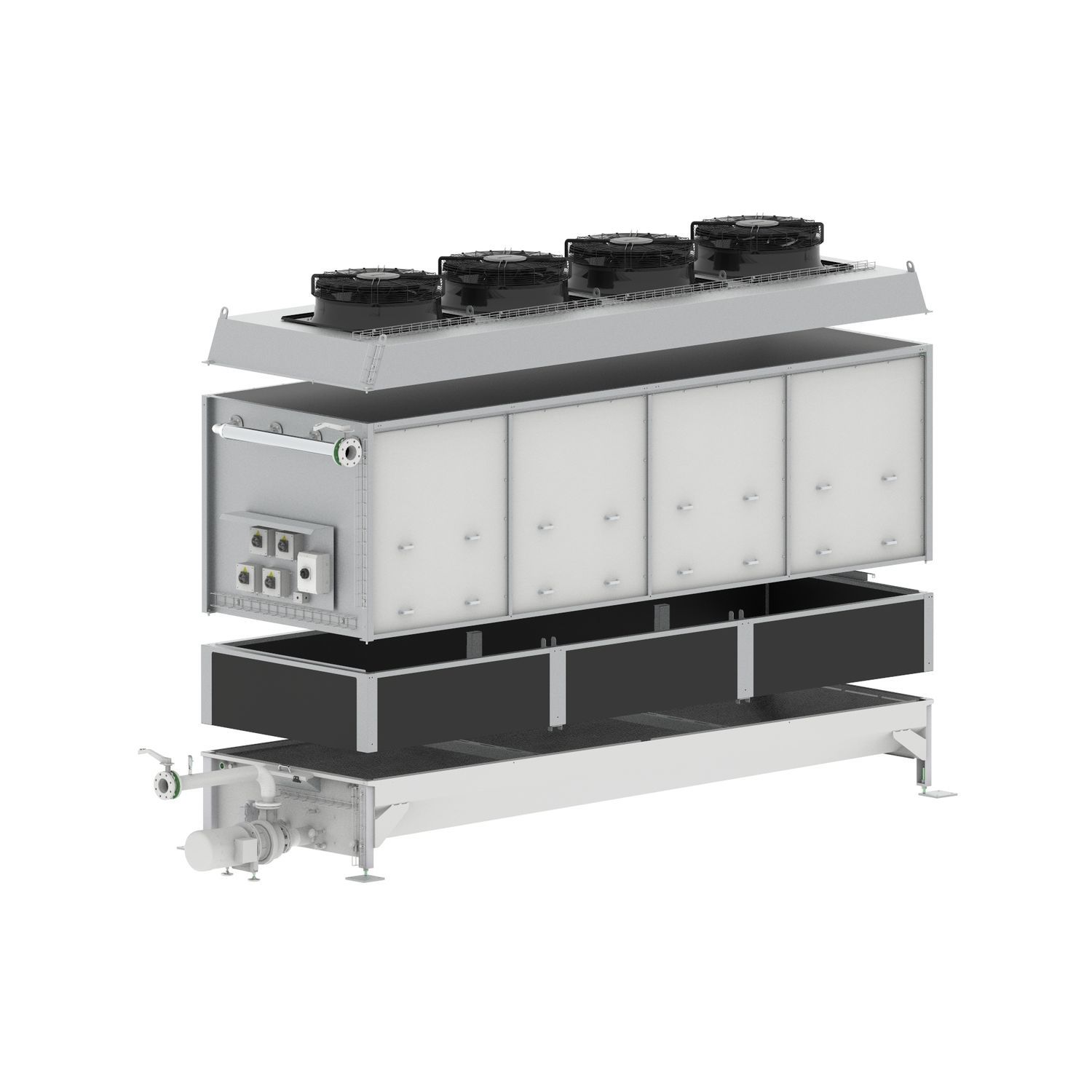 Tour de refroidissement à circuit ouvert VapoChill KRONES