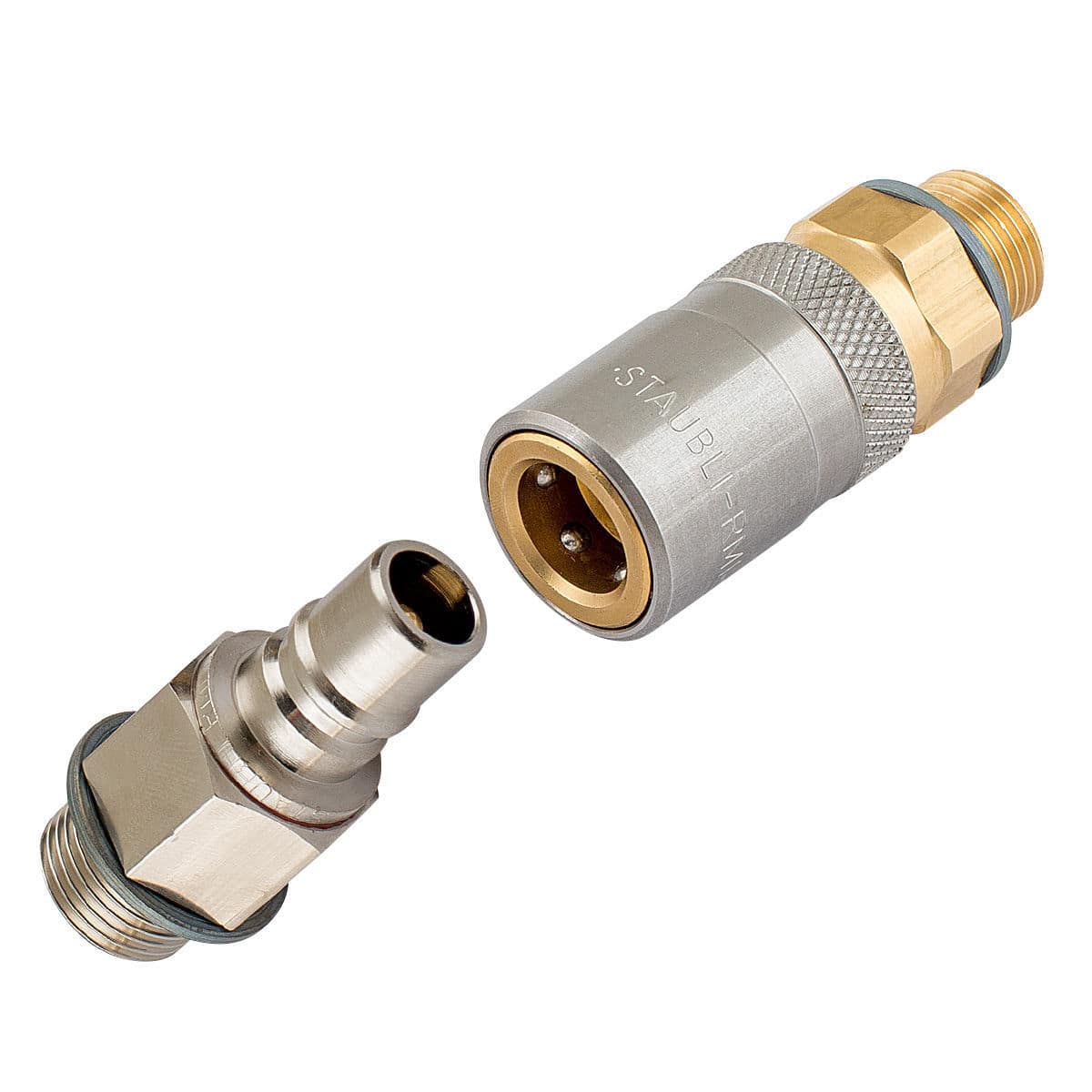 Raccord Rapide Hydraulique M14 X 1.5 Femelle - Acier Carbone, Résistant - Pour Outils Hydrauliques, Engins De Chantier