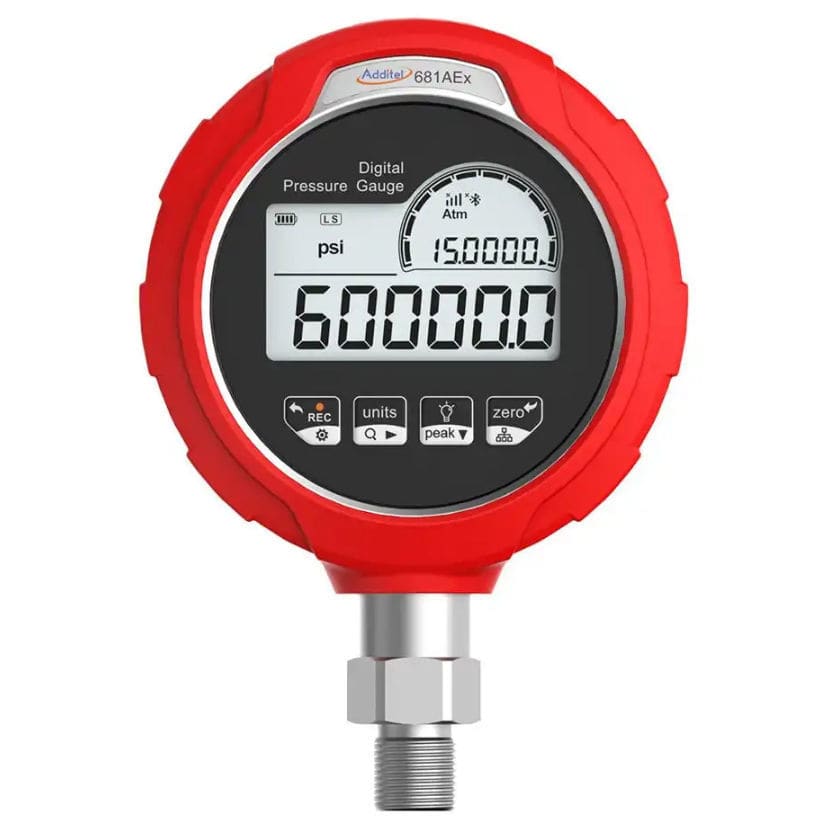 Manomètre Bouteille Poney Acier Inoxydable Étanche - Jauge Réservoir Oxygène Plongée