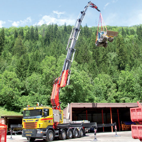 Grue Montée Sur Camion - F1950RA He-dynamic Series - Fassi Gru S.p.A ...