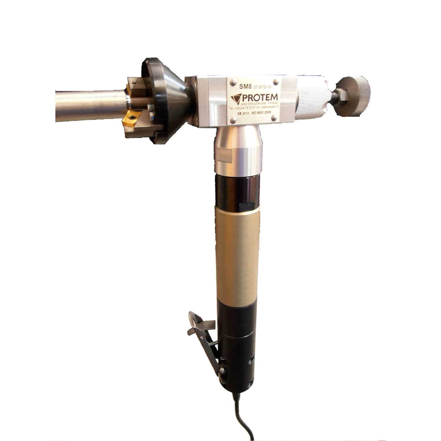 Mini Chanfreineuse Pneumatique 2 En 1 – Pour Bords Droits, Arrondis Et ébavurage Acier, Aluminium, Bois