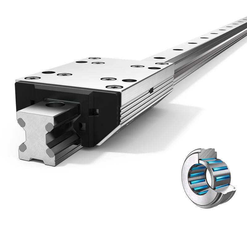 Guidage linéaire à aiguille FDAK Franke GmbH en aluminium / de