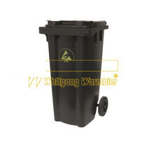 Poubelle en HDPE / pour le recyclage / mobile