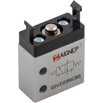 Distributeur pneumatique à clapet / avec...