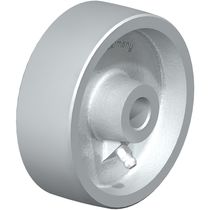 Roue monobloc / en fonte / pour fortes charges