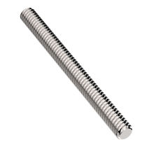 Vis à Filetage Trapézoïdal De Précision 40x7 Mm - Longueur 210 Mm - Acier C35/C45 - Norme ISO/DIN